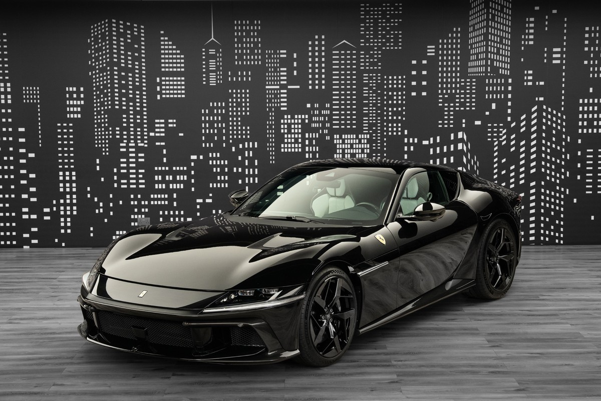 2026 Ferrari 12Cilindri in Black — front three-quarter view
