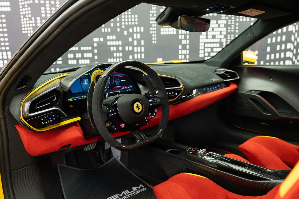 2026 Ferrari 296 Speciale — Yellow for Sale in Dubai — gallery photograph 13