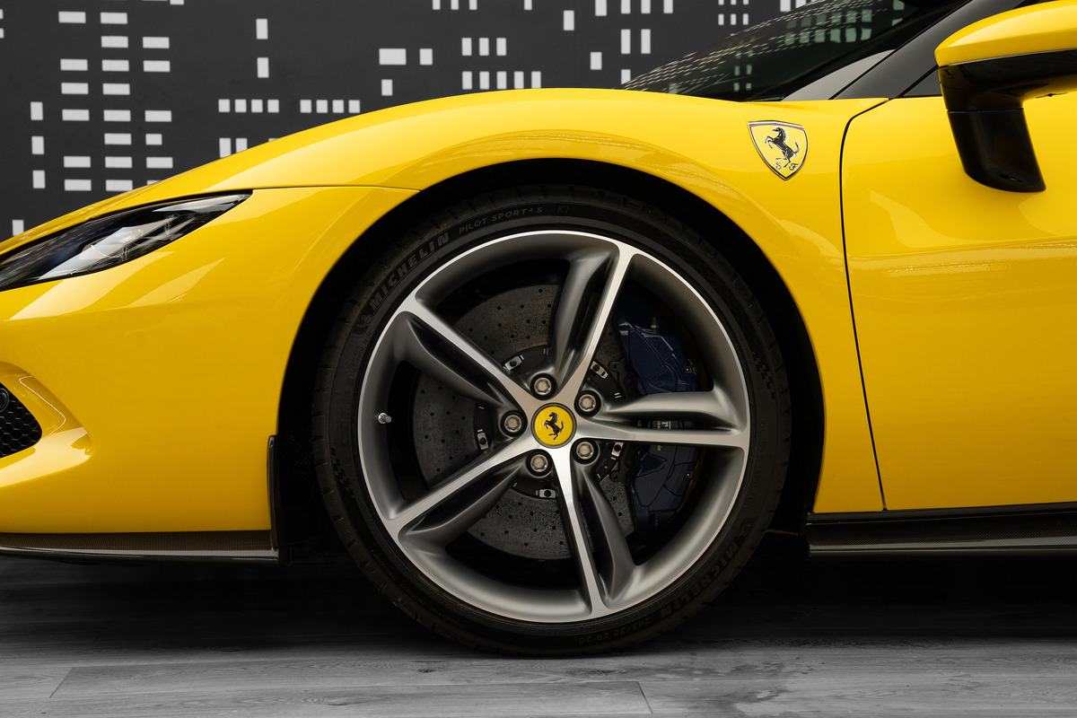 Used 2024 Ferrari 296 GTS — Atelier — Yellow for Sale in Dubai — gallery photograph 6