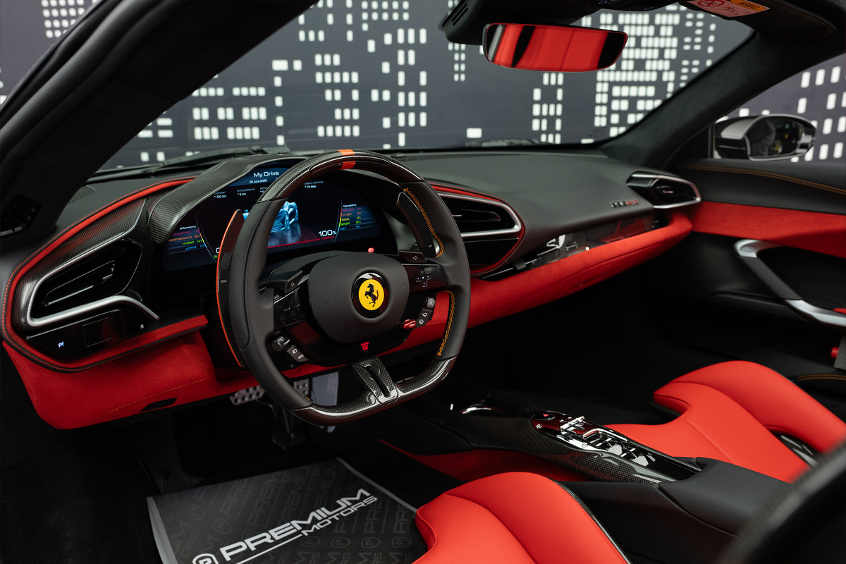 Used 2025 Ferrari 296 GTS — Black for Sale in Dubai — gallery photograph 12