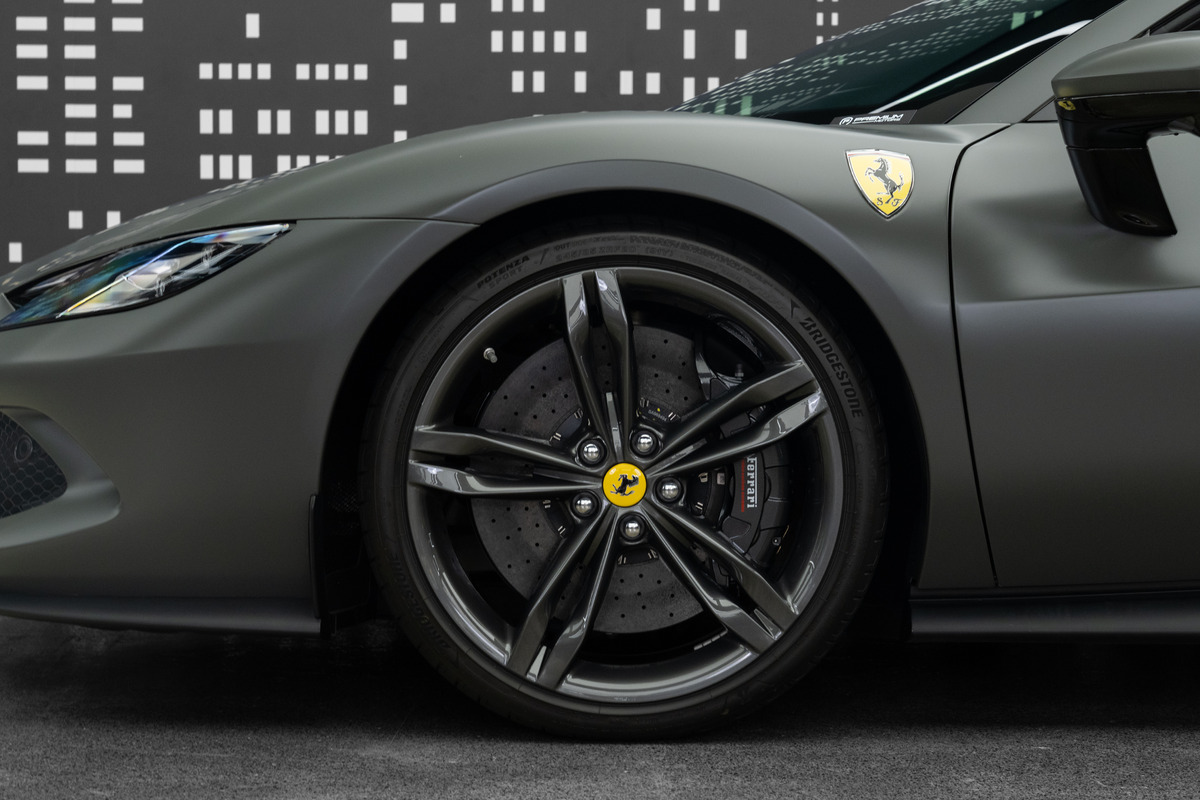 Used 2025 Ferrari 296 GTS — Grey for Sale in Dubai — gallery photograph 6