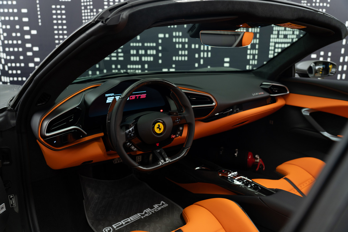 Used 2025 Ferrari 296 GTS — Grey for Sale in Dubai — gallery photograph 9