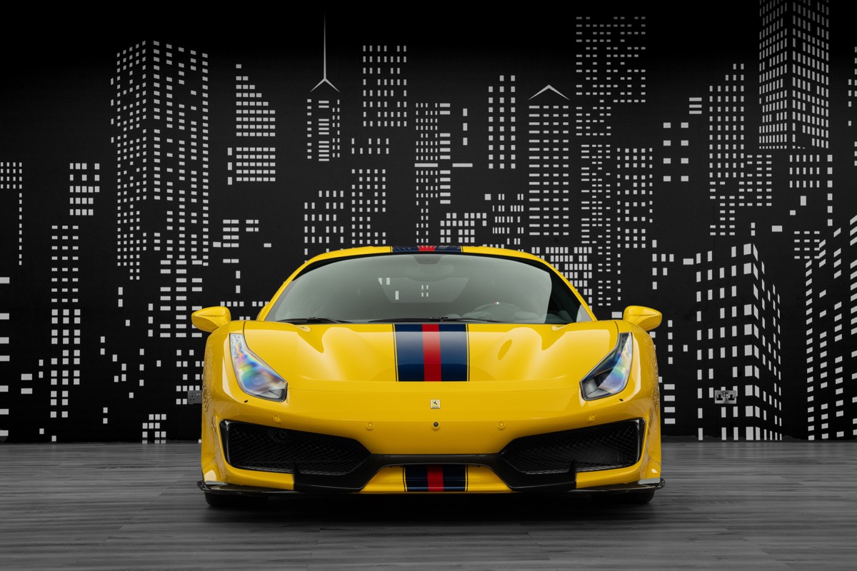 Used 2020 Ferrari 488 Pista — Yellow for Sale in Dubai — gallery photograph 5