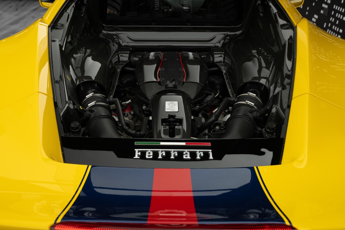 Used 2020 Ferrari 488 Pista — Yellow for Sale in Dubai — gallery photograph 10