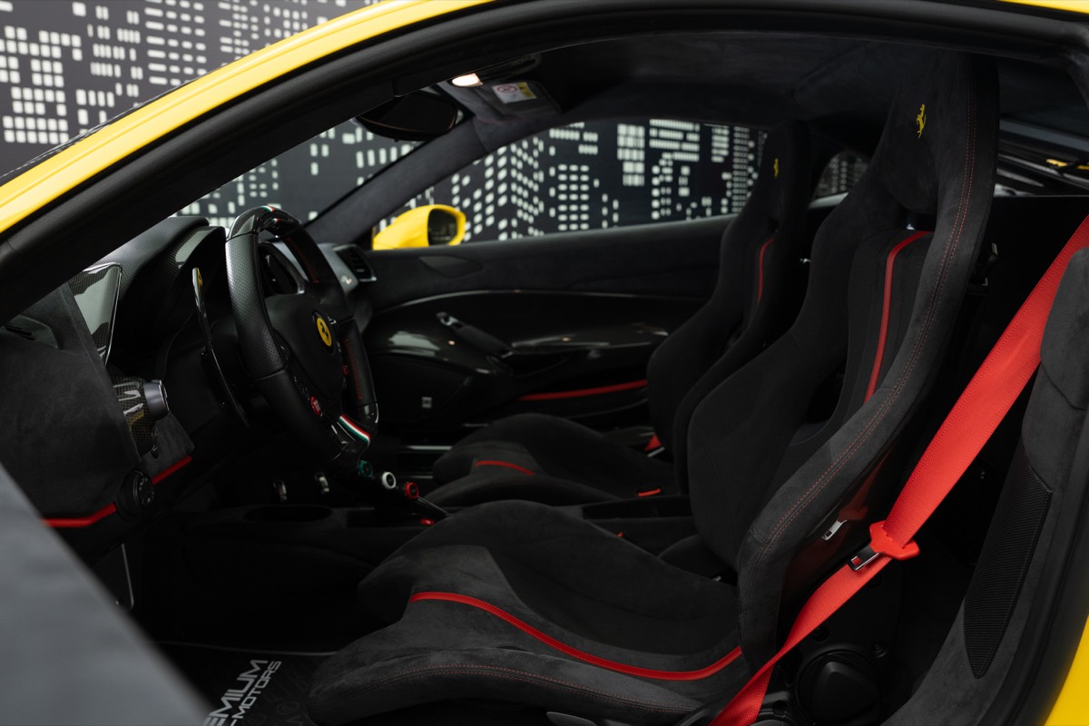 Used 2020 Ferrari 488 Pista — Yellow for Sale in Dubai — gallery photograph 12
