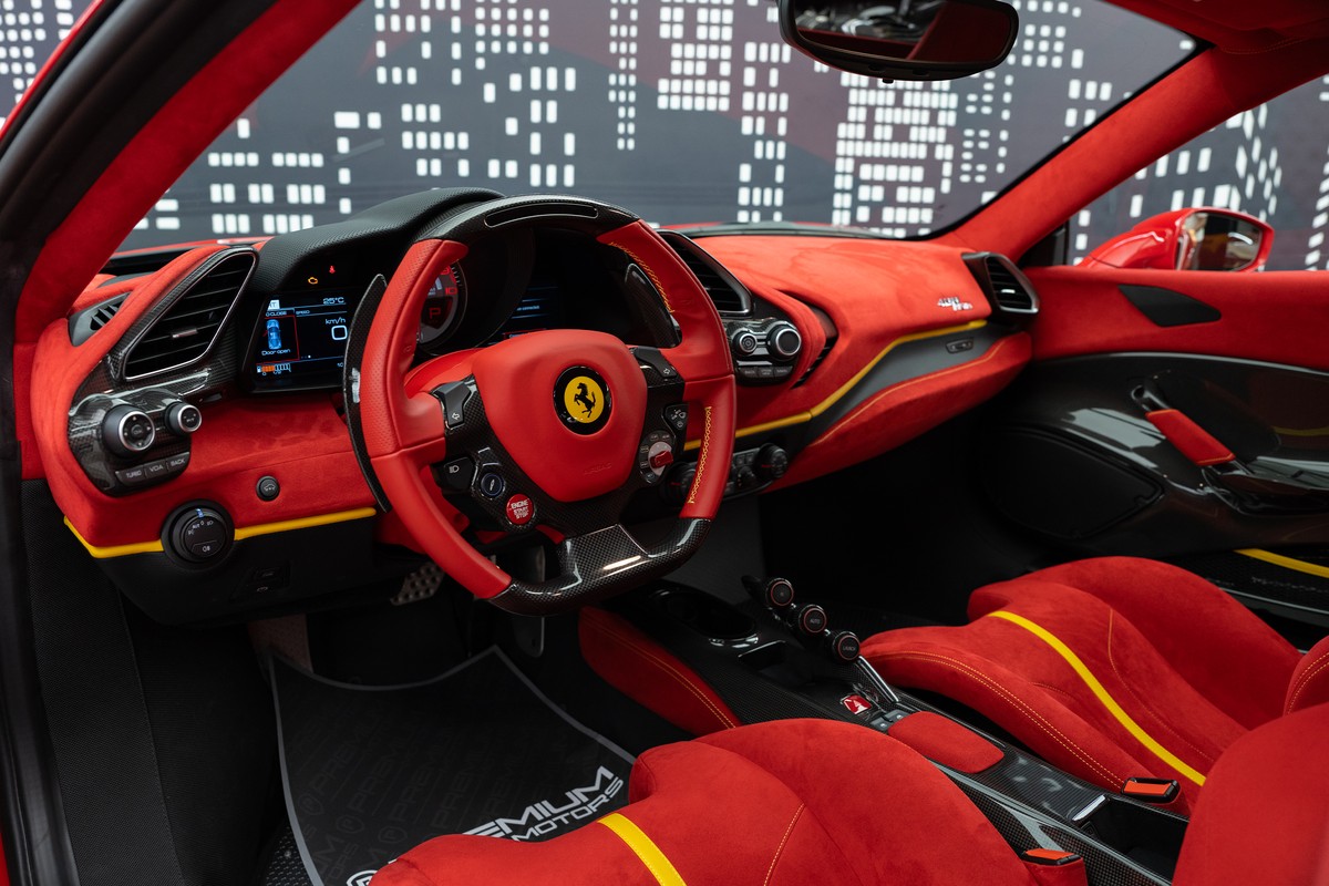 Used 2019 Ferrari 488 Pista — Red for Sale in Dubai — gallery photograph 13