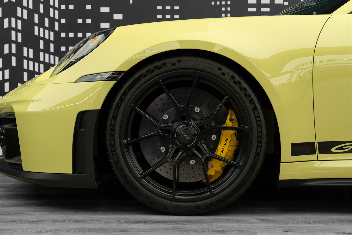 2025 Porsche 992.2 GT3 — Weissach — Yellow for Sale in Dubai — gallery photograph 6