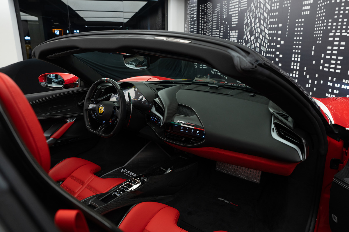 Used 2023 Ferrari SF90 Spider — Assetto Fiorano — Red for Sale in Dubai — gallery photograph 10