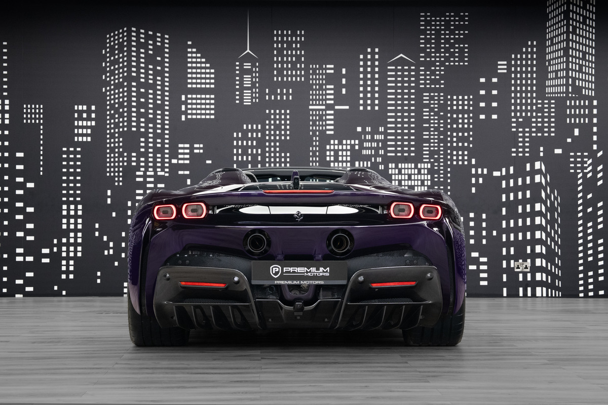Used 2024 Ferrari SF90 Spider — Purple for Sale in Dubai — gallery photograph 5