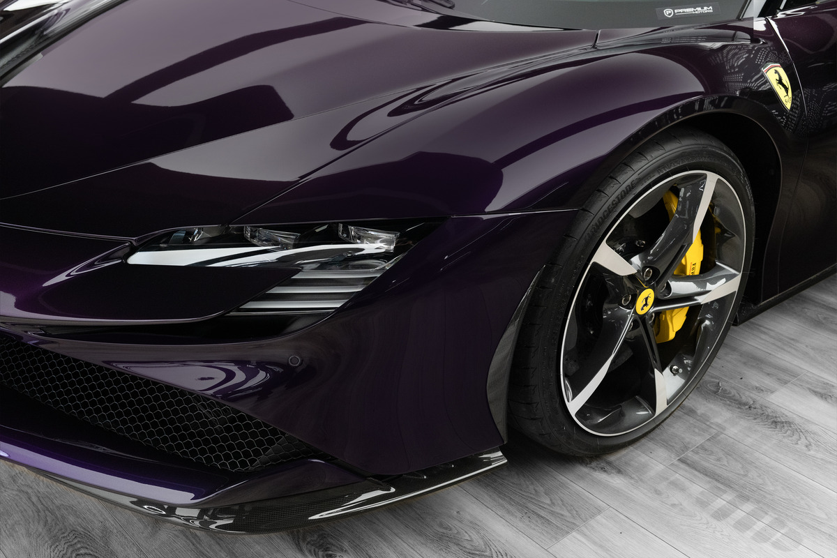 Used 2024 Ferrari SF90 Spider — Purple for Sale in Dubai — gallery photograph 7