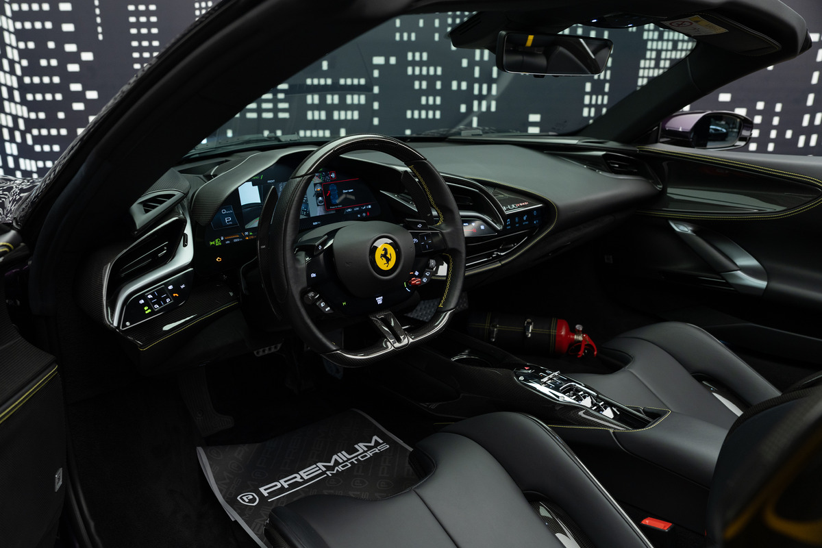 Used 2024 Ferrari SF90 Spider — Purple for Sale in Dubai — gallery photograph 12